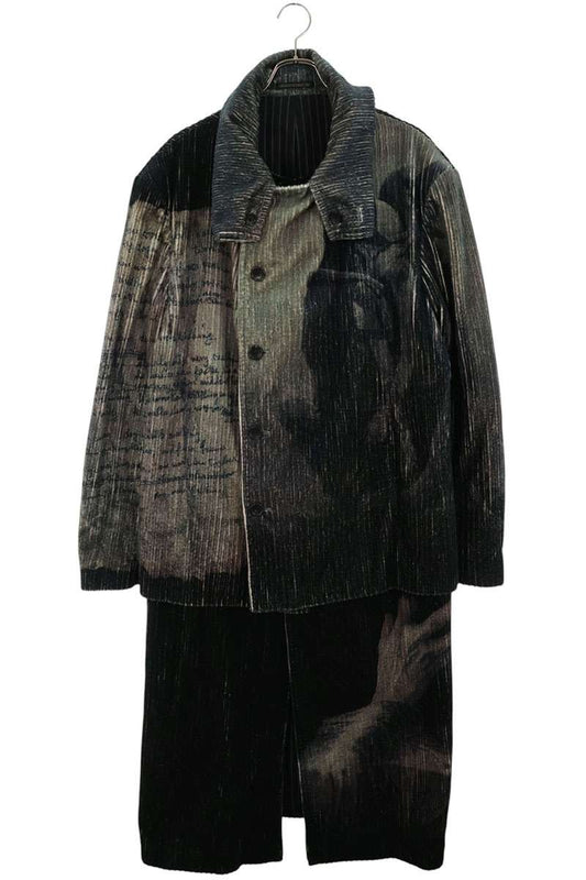 YOHJI YAMAMOTO POUR HOMME 22AW Beksinski Long Coat Size 3