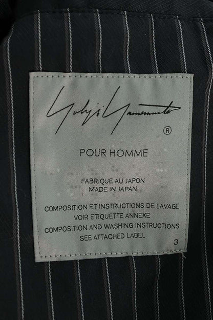 YOHJI YAMAMOTO POUR HOMME 22AW Beksinski Long Coat Size 3