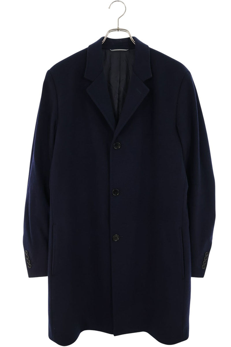 DIOR Classic Cashmere Long Coat Navy Size M