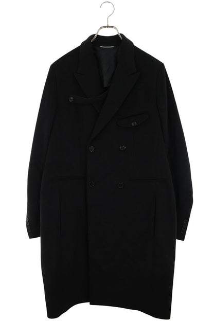 DIOR 19SS Double-Breasted Cashmere Long Coat Black M Size M