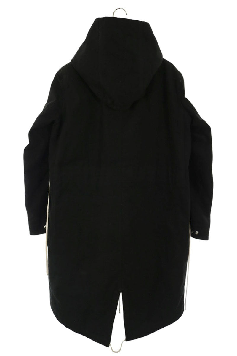 Rick Owens Bauhaus Fishtail Moleskin Padded Coat Size 46