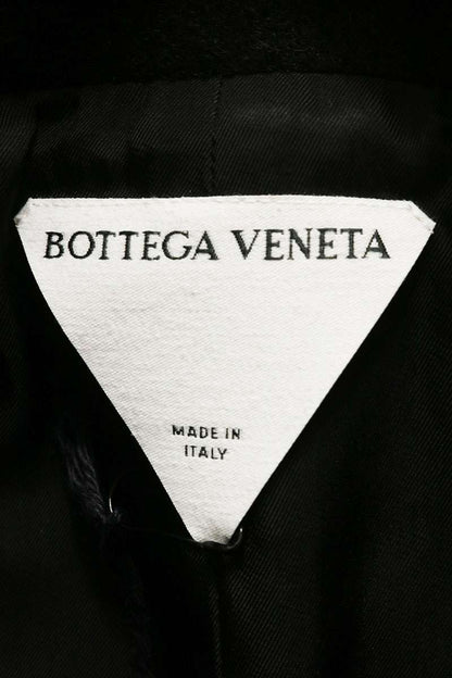 BOTTEGA VENETA Dark Green Wool Felt Coat Size 44