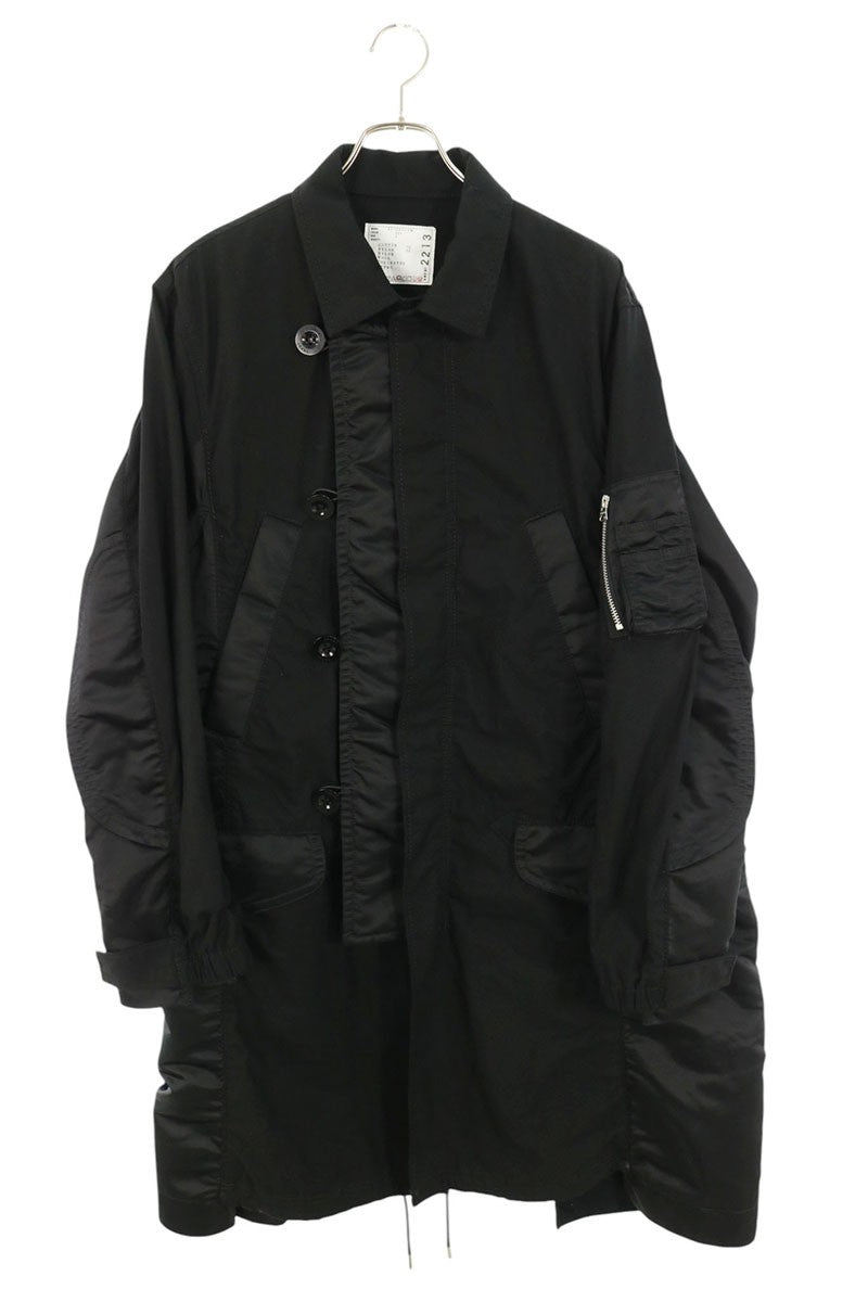 Sacai 20AW N-3B Hybrid Military Coat Black Size 3