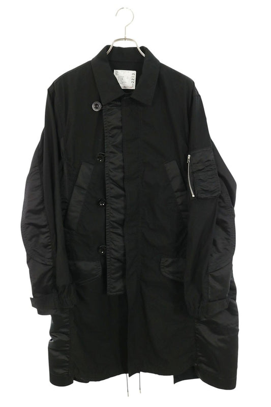Sacai 20AW N-3B Hybrid Military Coat Black Size 3