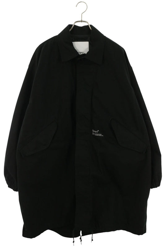 WTAPS 242WVDT-JKM03 Cotton Smock Coat Black Size 4