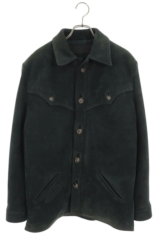 Chrome Hearts HUNTING Claw Button Leather Jacket Size S