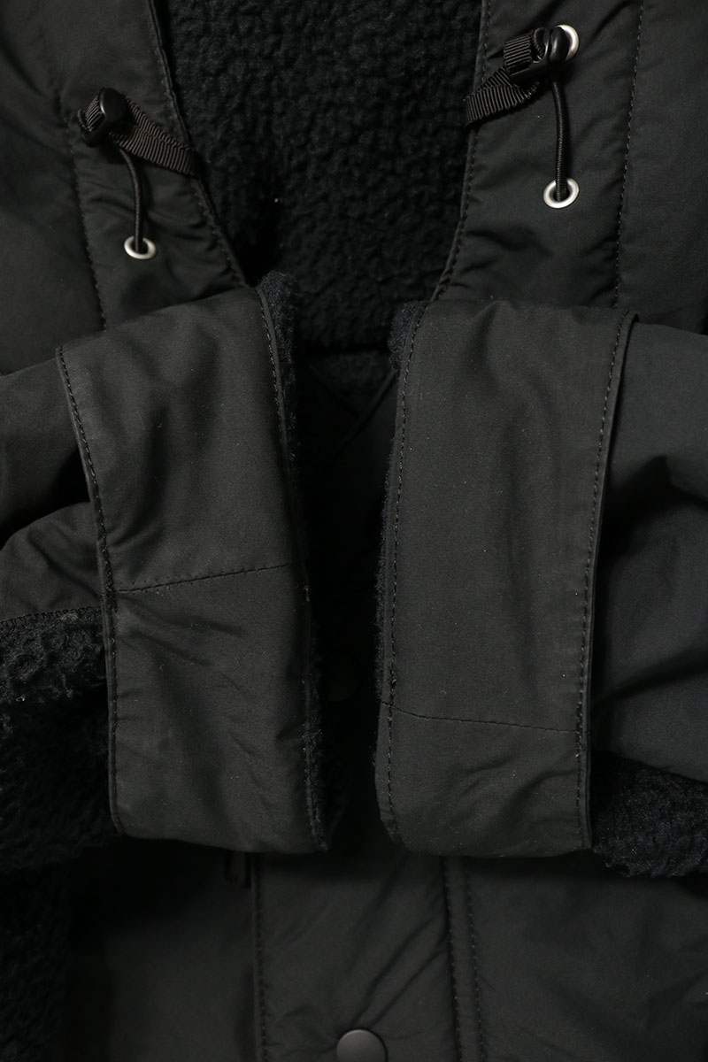 COMME des GARCONS HOMME 21AW Polartec Boa Coat Black Size M