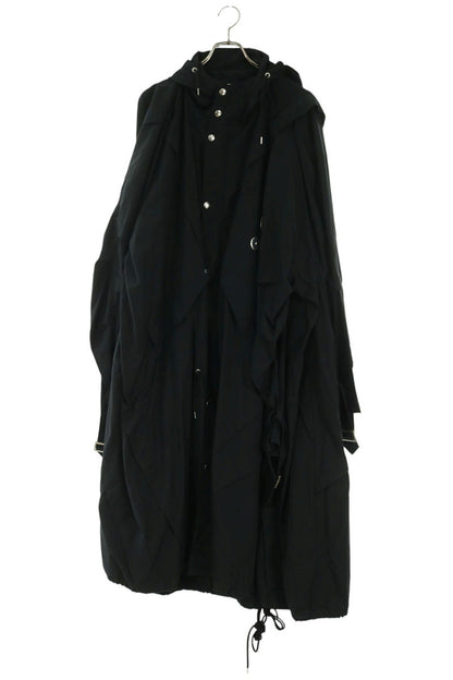 KIDILL Smile Print Modified Padded Mods Coat Black Size FREE