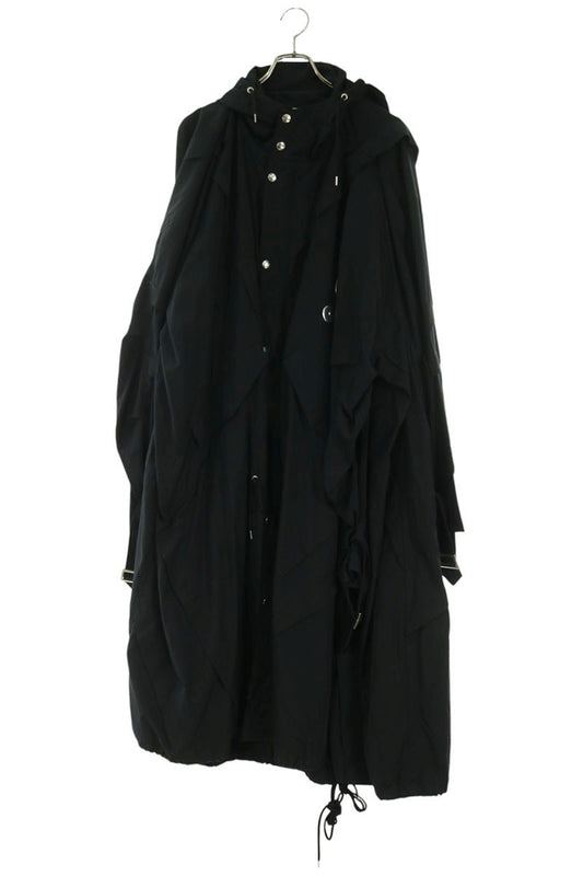 KIDILL Smile Print Modified Padded Mods Coat Black Size FREE