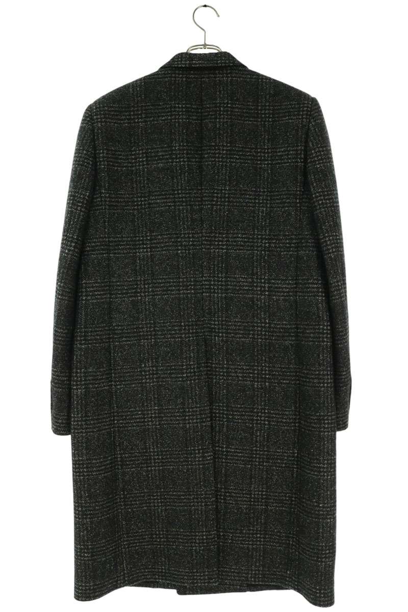CELINE Double Breasted Wool Coat Grey Size 48