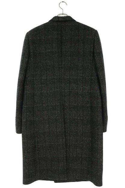 CELINE Double Breasted Wool Coat Grey Size 48
