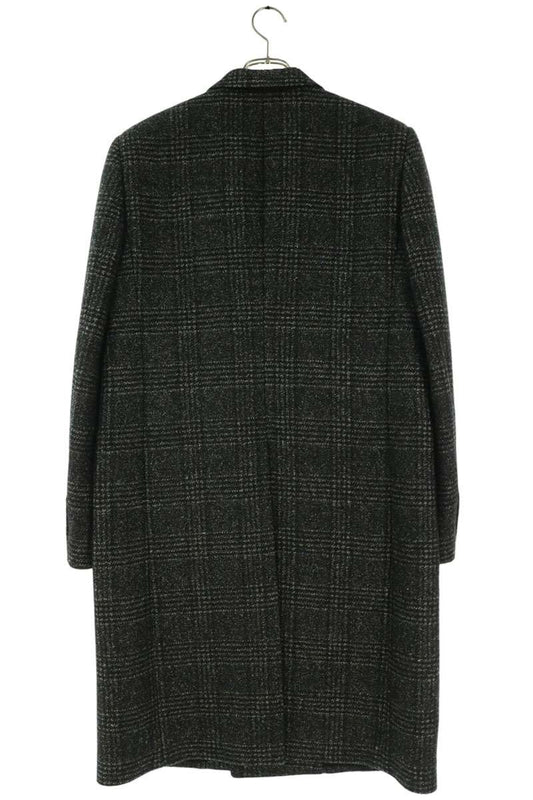 CELINE Double Breasted Wool Coat Grey Size 48