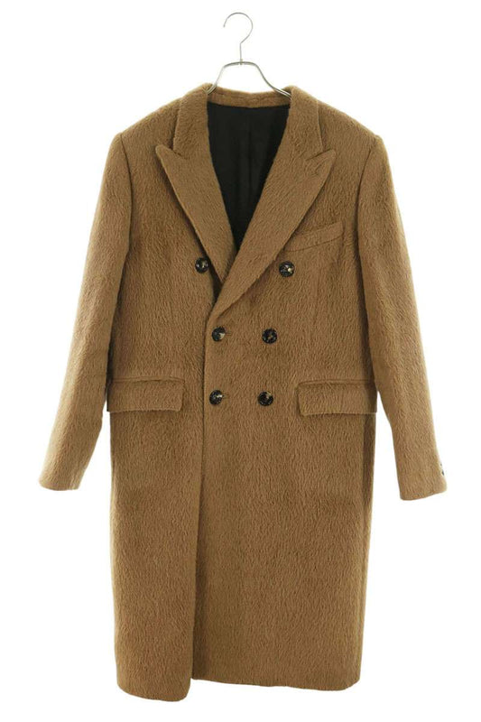 CELINE 20AW Alpaca Wool Double Breasted Coat Size 50