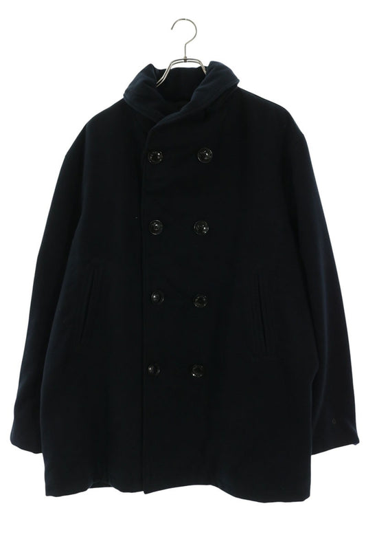 Engineered Garments Fake Melton P-Coat Navy Size L