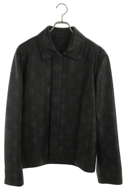 LOUISVUITTON 21SS Monogram Print Leather Jacket Multi Size S