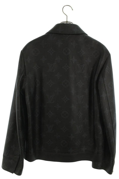 LOUISVUITTON 21SS Monogram Print Leather Jacket Multi Size S