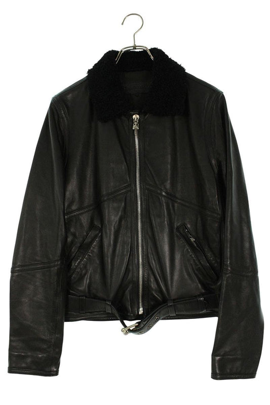 Chrome Hearts KODIAK BEAR Zip Leather Jacket Multi Size S