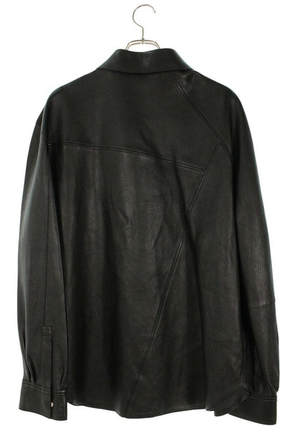 LOEWE Cowhide Puzzle Over Leather Jacket Black Size M