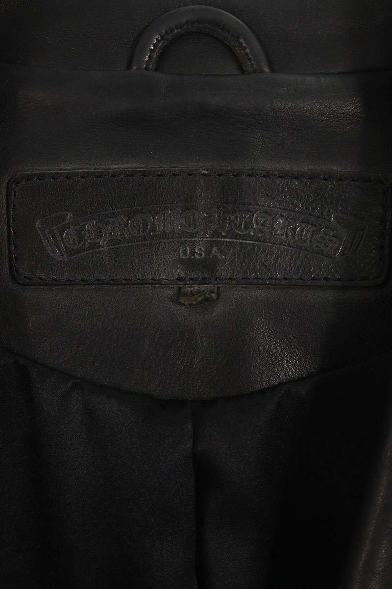 Chrome Hearts 2B Leather Tailored Jacket Multi Size M