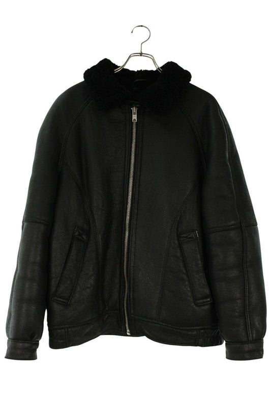 SUPREME 16AW Schott Shearling Bomber Jacket Black Size M