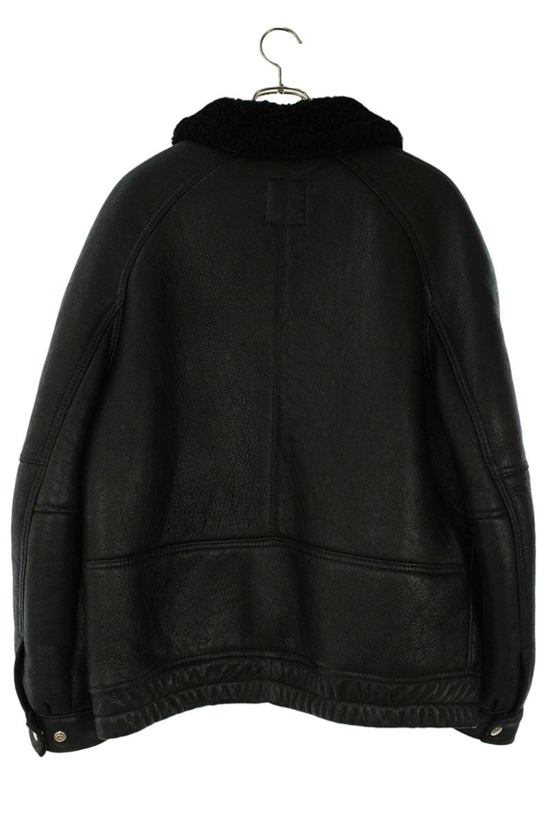 SUPREME 16AW Schott Shearling Bomber Jacket Black Size M