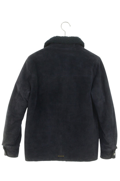 FINDERS KEEPERS Leather Jacket Blue Size S