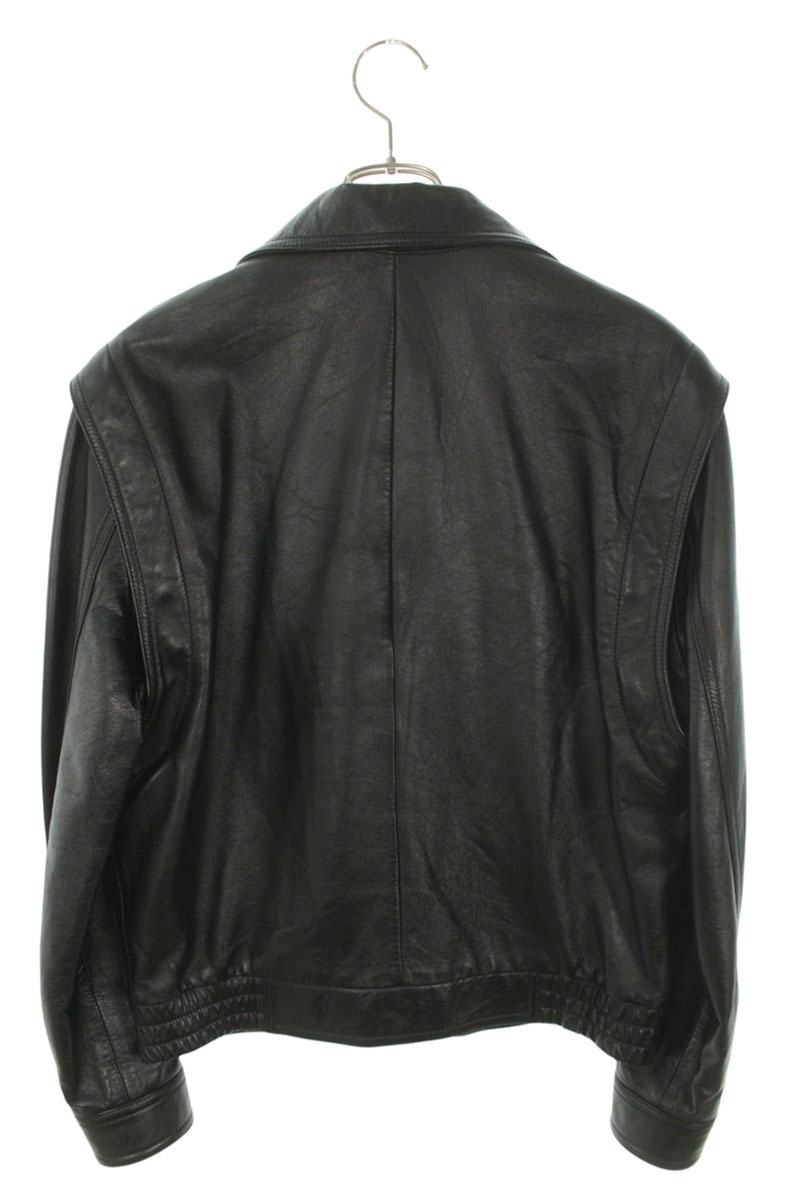 SAINT LAURENT PARIS Detachable Sleeve Textured Size XS