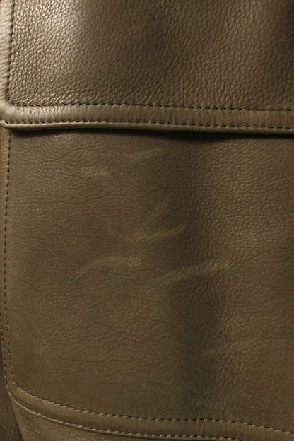 LOUISVUITTON 22SS Tiger Patch Leather Bomber Brown Size M