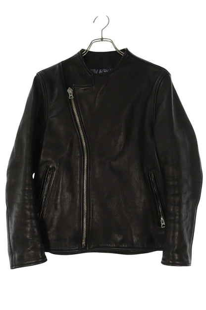 BRU NA BOINNE Black Horsehide Aran Leather Jacket Size XS