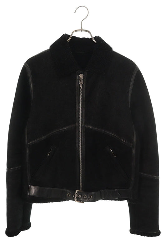 Chrome Hearts KODIAK BEAR Shearling Jacket Black Size S