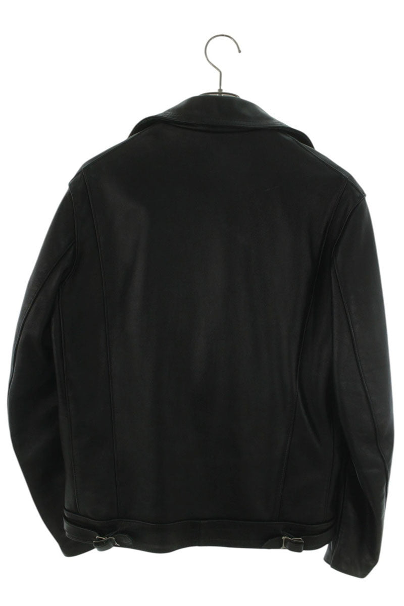 JAMES GROSE Bicolor Cowhide Double Riders Jacket Size 38