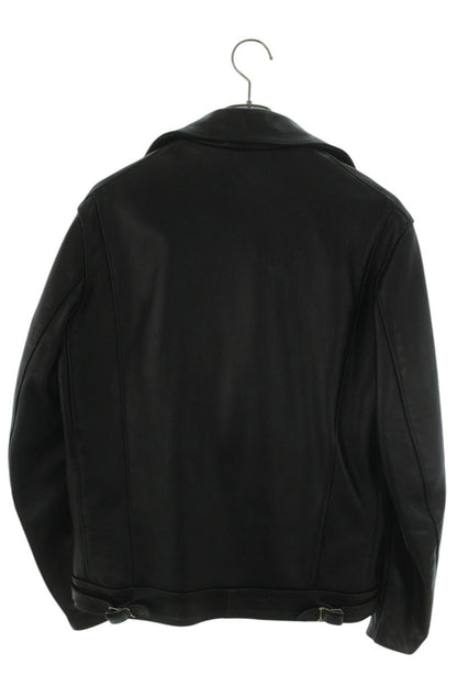JAMES GROSE Bicolor Cowhide Double Riders Jacket Size 38