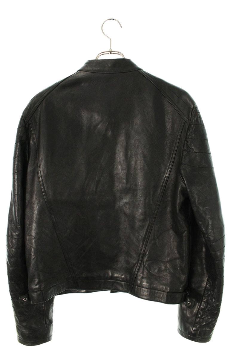 ACNE STUDIOS Black Pink Single Rider Leather Jacket Size S