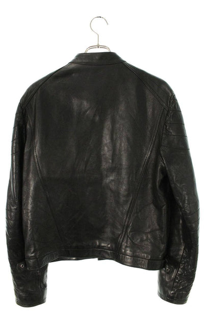 ACNE STUDIOS Black Pink Single Rider Leather Jacket Size S