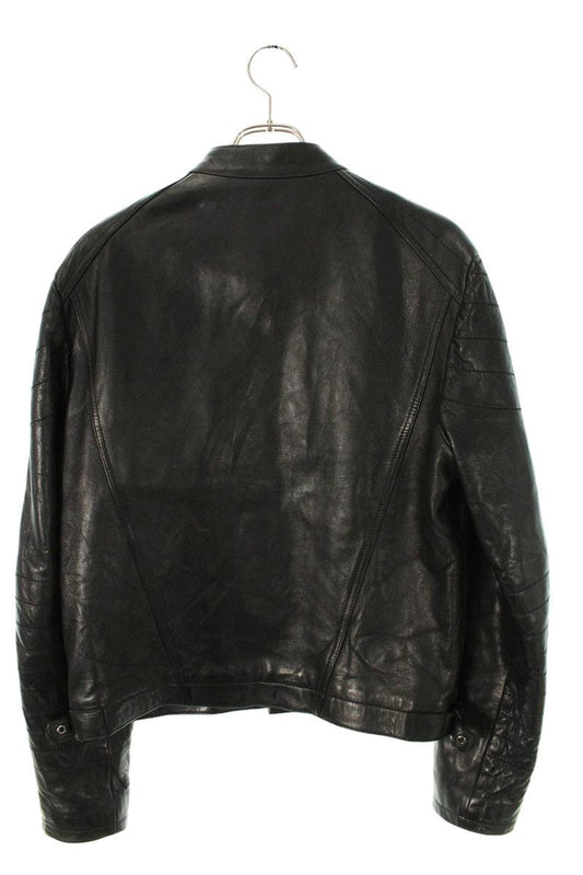 ACNE STUDIOS Black Pink Single Rider Leather Jacket Size S