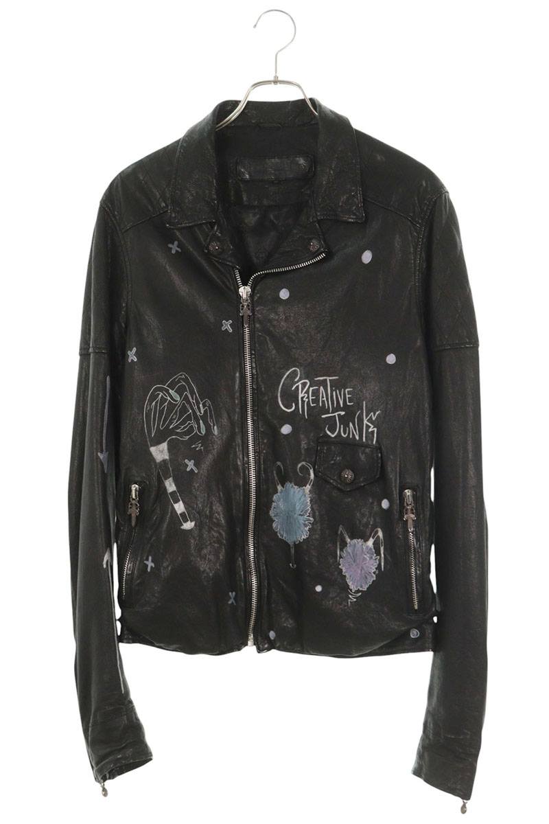Chrome Hearts Cretin Quilted Leather Jacket Black Size M