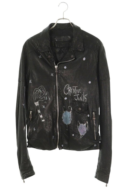 Chrome Hearts Cretin Quilted Leather Jacket Black Size M