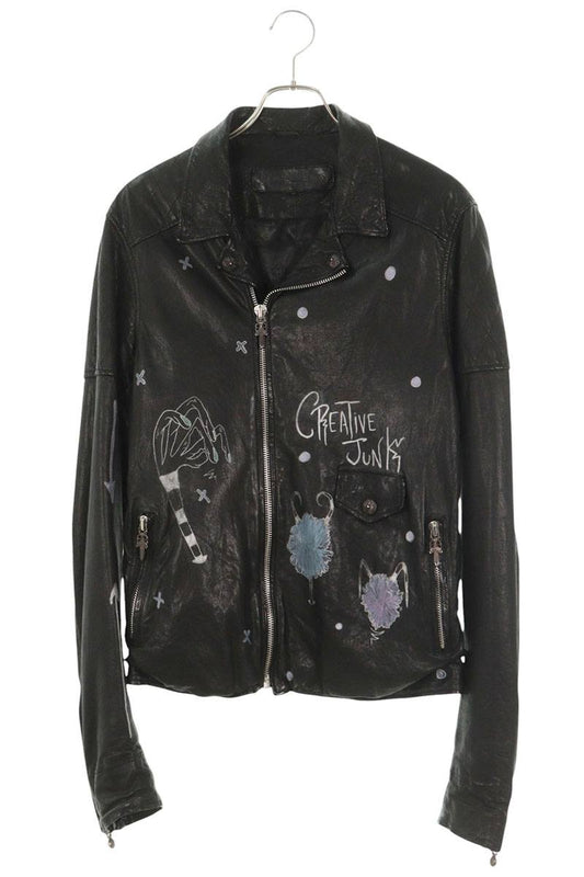 Chrome Hearts Cretin Quilted Leather Jacket Black Size M