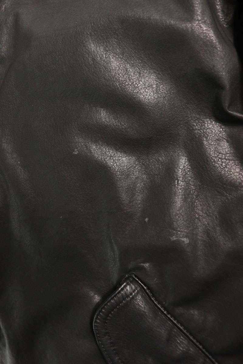 Chrome Hearts UNCLESLAMV2 MA-1 Leather Bomber Jacket Size L