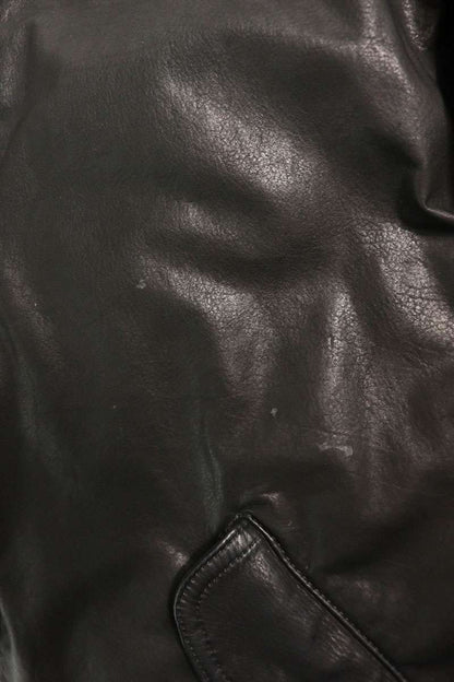 Chrome Hearts UNCLESLAMV2 MA-1 Leather Bomber Jacket Size L