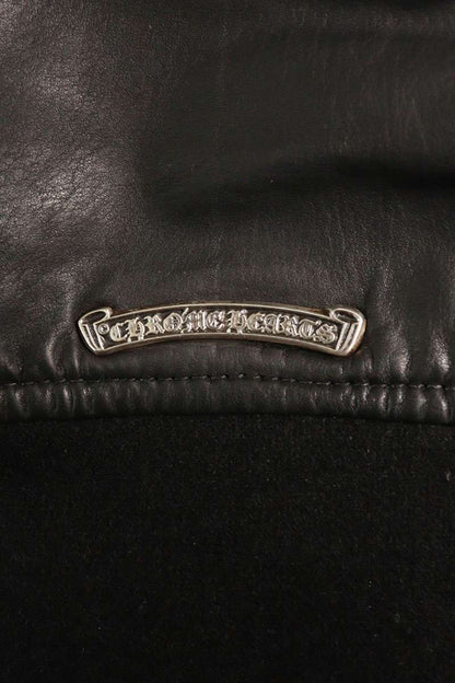 Chrome Hearts UNCLESLAMV2 MA-1 Leather Bomber Jacket Size L