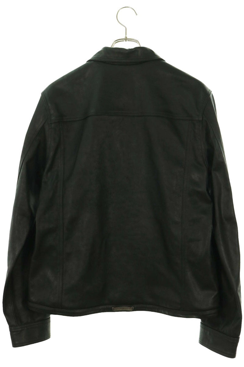 Chrome Hearts WHIPLASH Horsehide Jacket Blk/Sil Size S