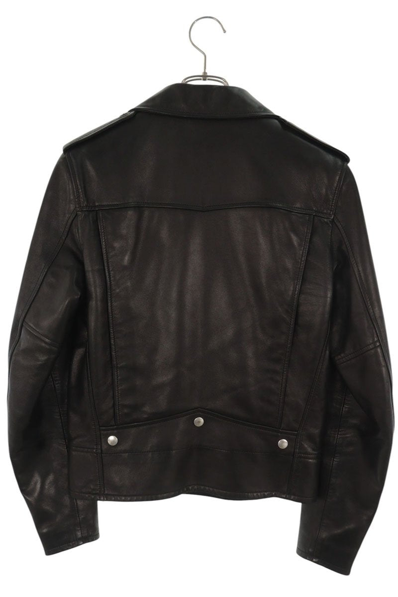 SAINT LAURENT PARIS L01 Classic Moto Jacket Black Size 44