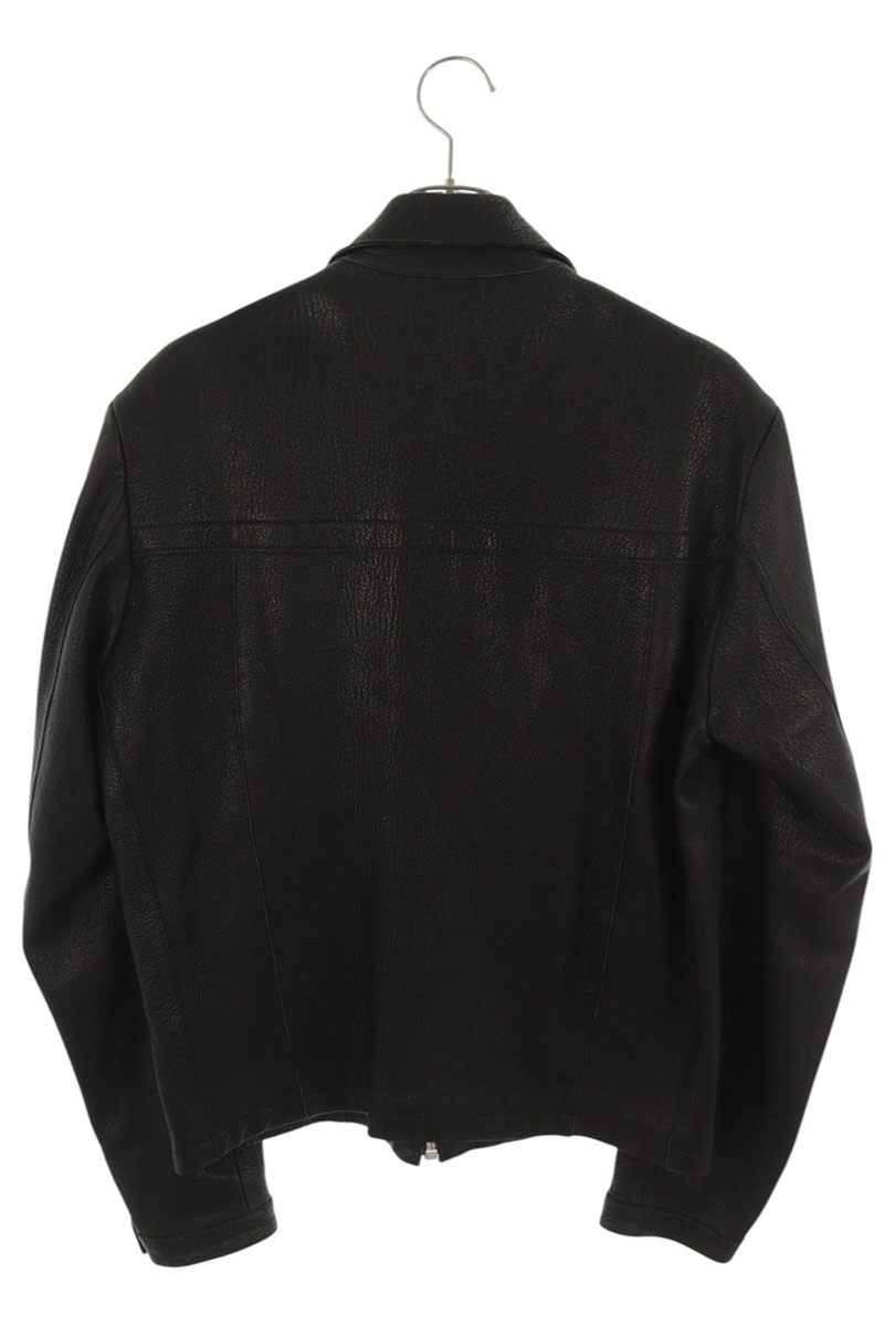 Maison Margiela 17AW Zip Up Lamb Jacket Black Size 48