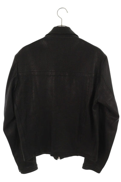 Maison Margiela 17AW Zip Up Lamb Jacket Black Size 48