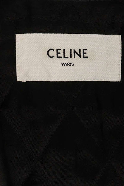 CELINE Classic Biker Double Rider Jacket Black Size 48