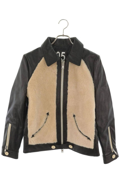Valet 24MX-1 Mouton Boa Front Jacket Black/Beige Size M