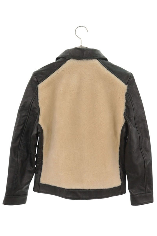 Valet 24MX-1 Mouton Boa Front Jacket Black/Beige Size M