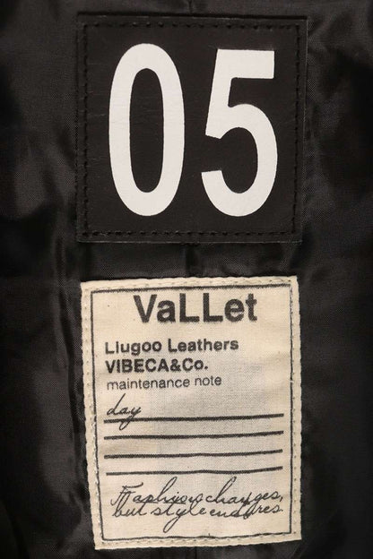 Valet 24MX-1 Mouton Boa Front Jacket Black/Beige Size M