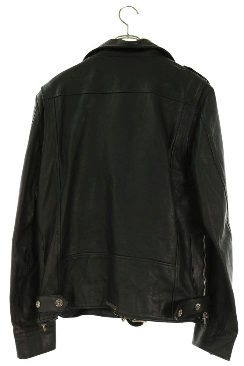 Chrome Hearts Sluff Dagger Zip Leather Jacket Size L